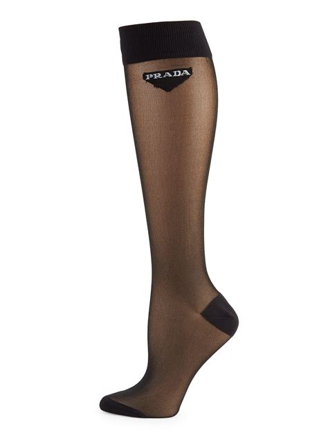 prada socks black styled|Prada socks women's.